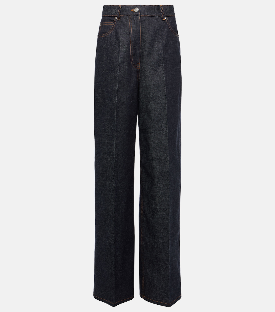 High-Rise Wide-Leg Jeans | Ferragamo