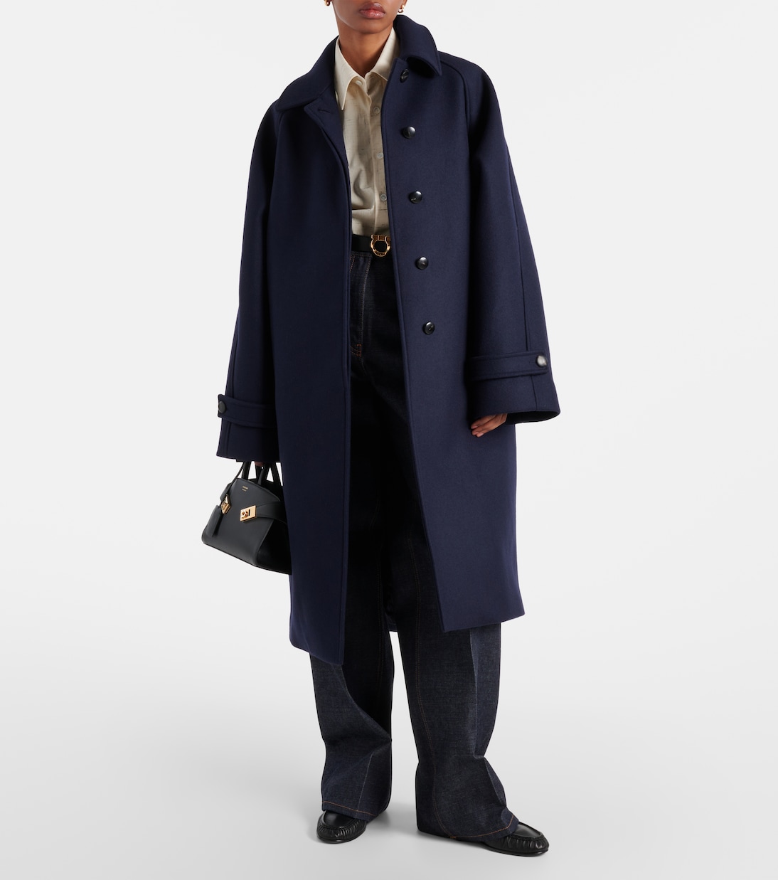 High-Rise Wide-Leg Jeans | Ferragamo