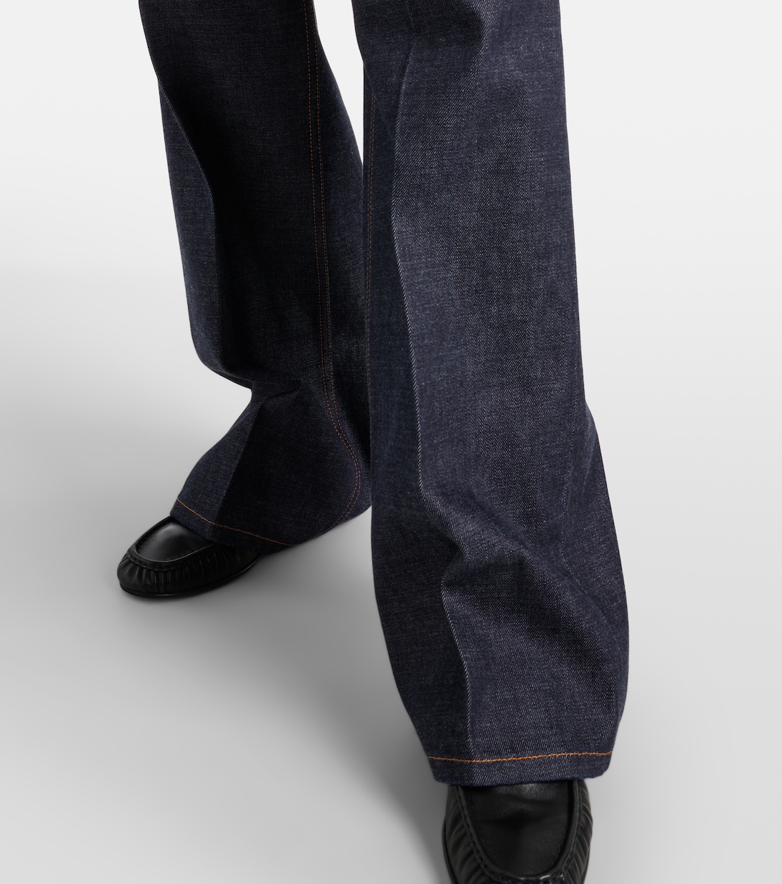 High-Rise Wide-Leg Jeans | Ferragamo