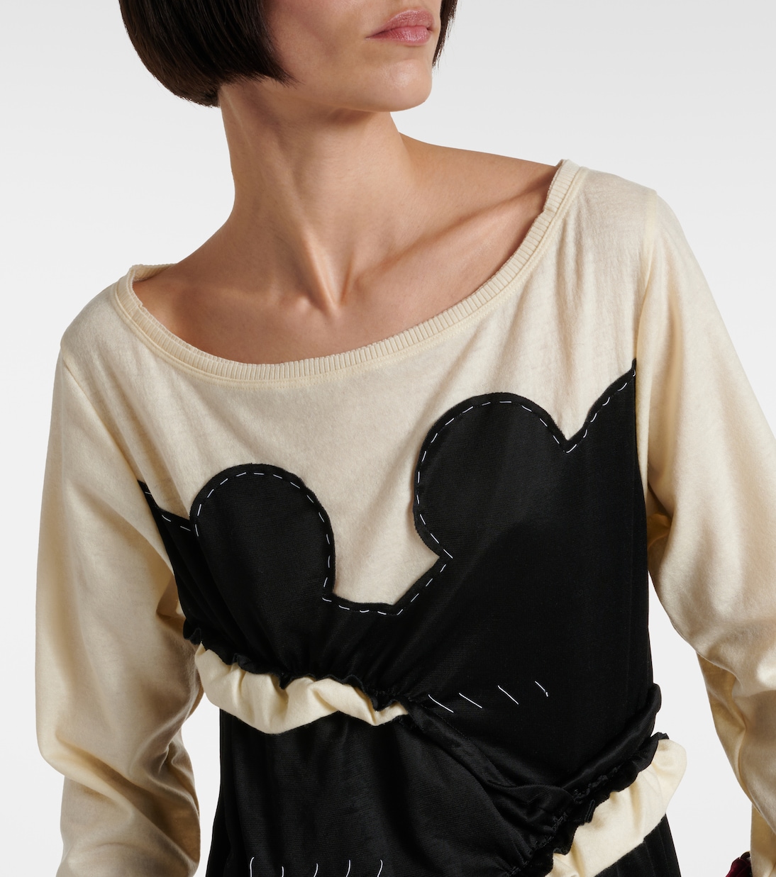 Abito midi Spliced in jersey | Maison Margiela