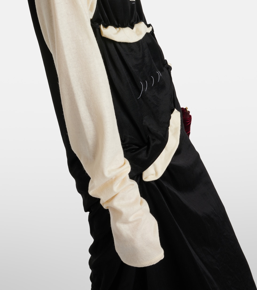 Abito midi Spliced in jersey | Maison Margiela