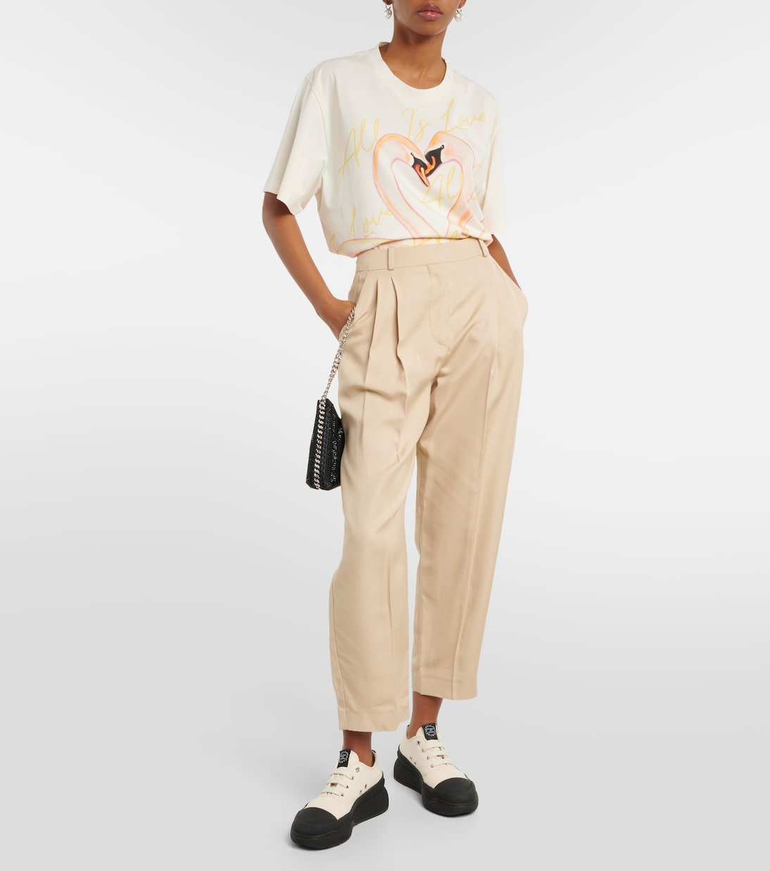 Loop canvas platform sneakers | Stella McCartney