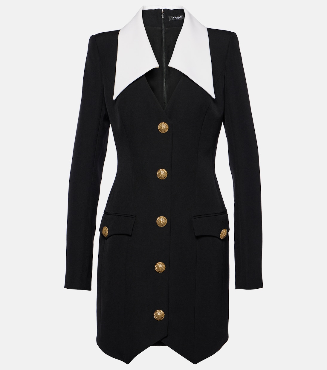 Robe en laine vierge | Balmain