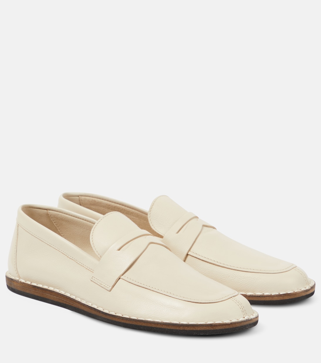 Mocassini Cary in pelle | The Row
