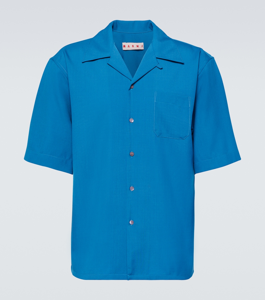 Camisa bowling de lana virgen | Marni