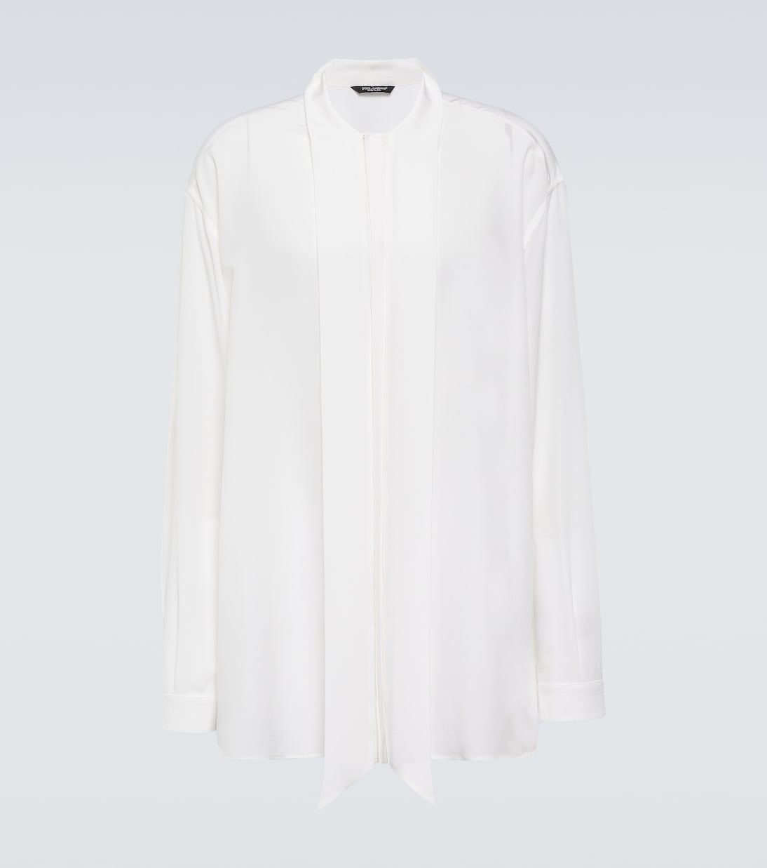 Oversize-Hemd aus Crêpe de Chine aus Seide | Dolce&Gabbana