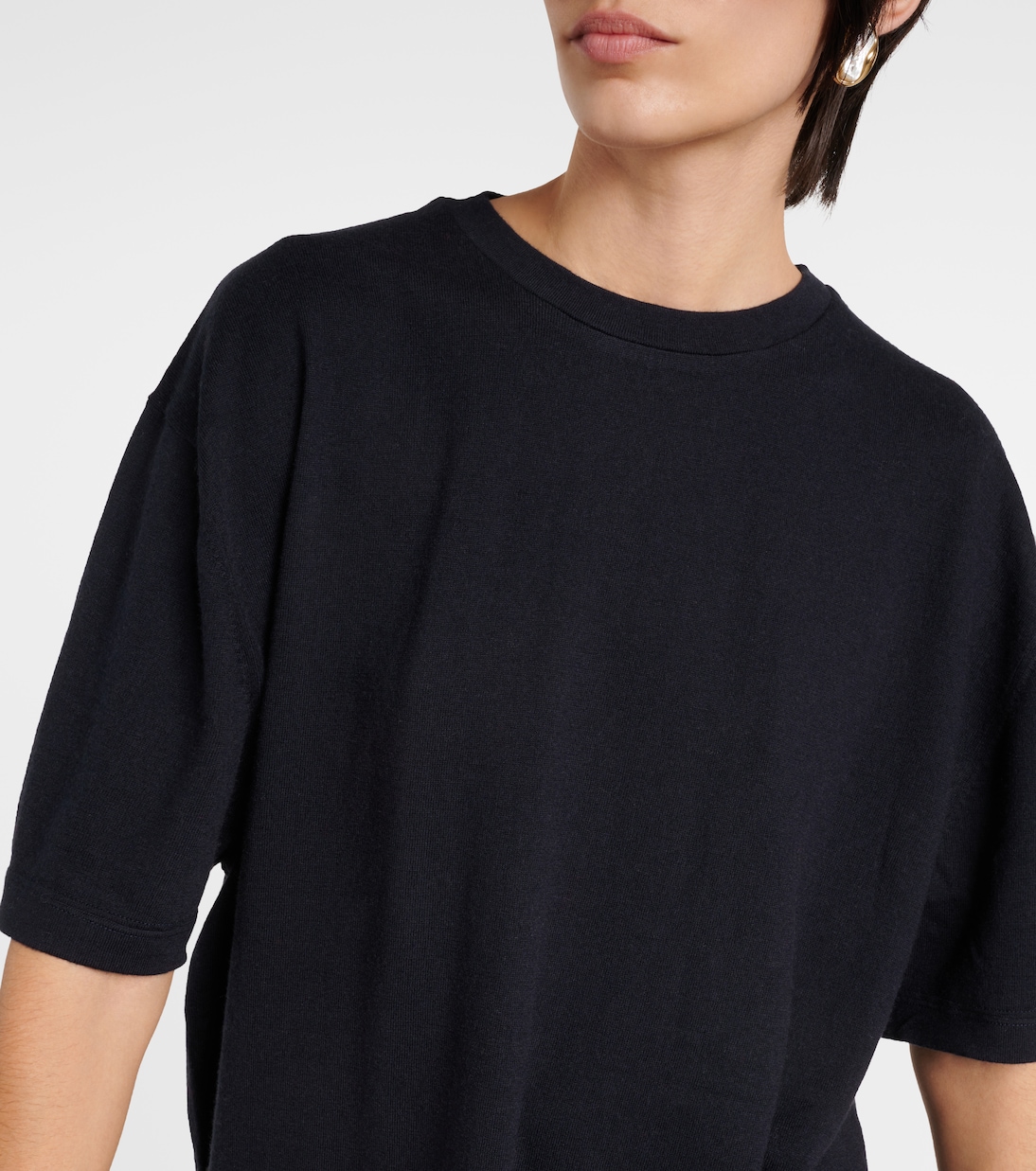 Rik cotton and cashmere T-shirt | Extreme Cashmere