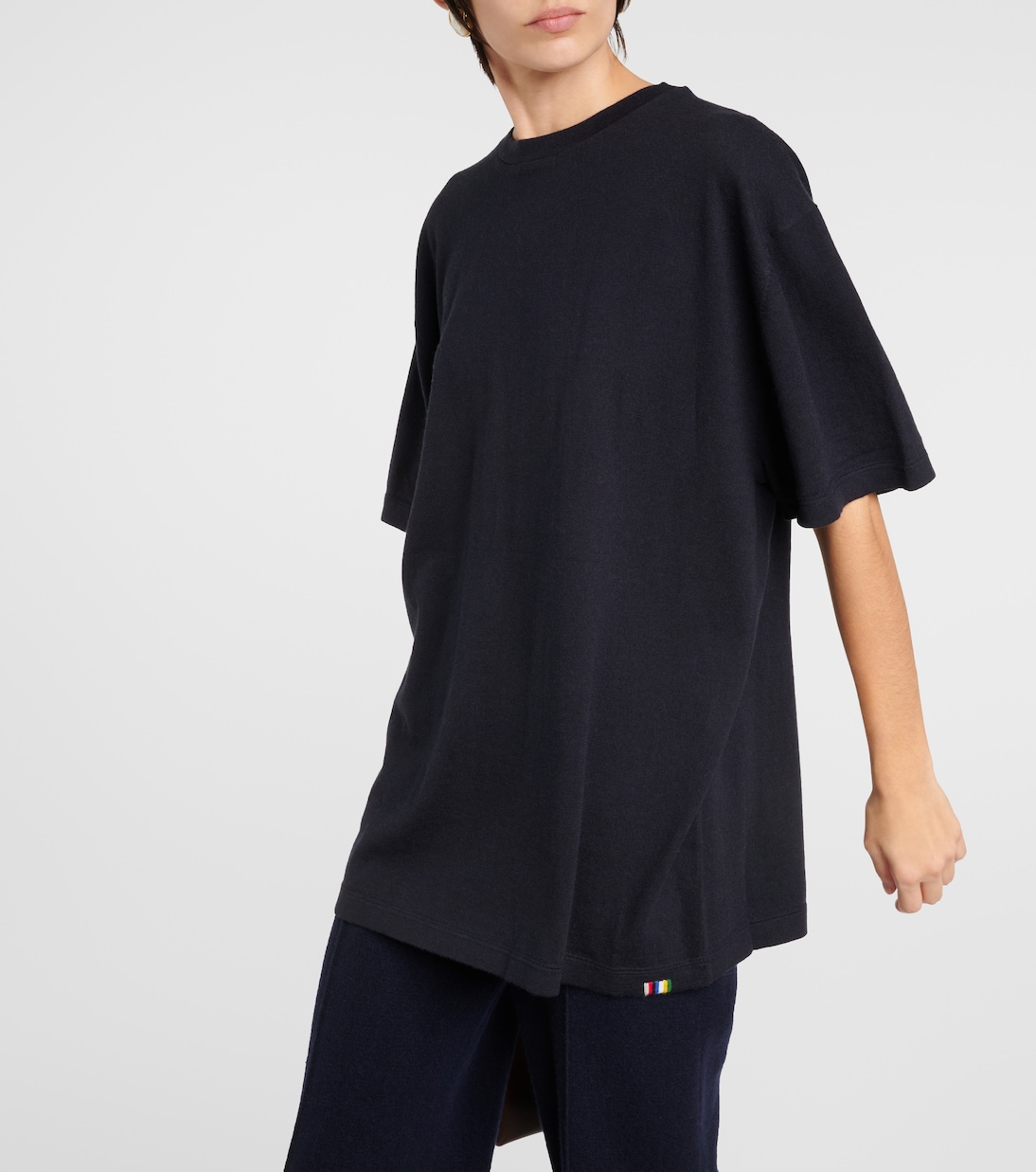 Rik cotton and cashmere T-shirt | Extreme Cashmere