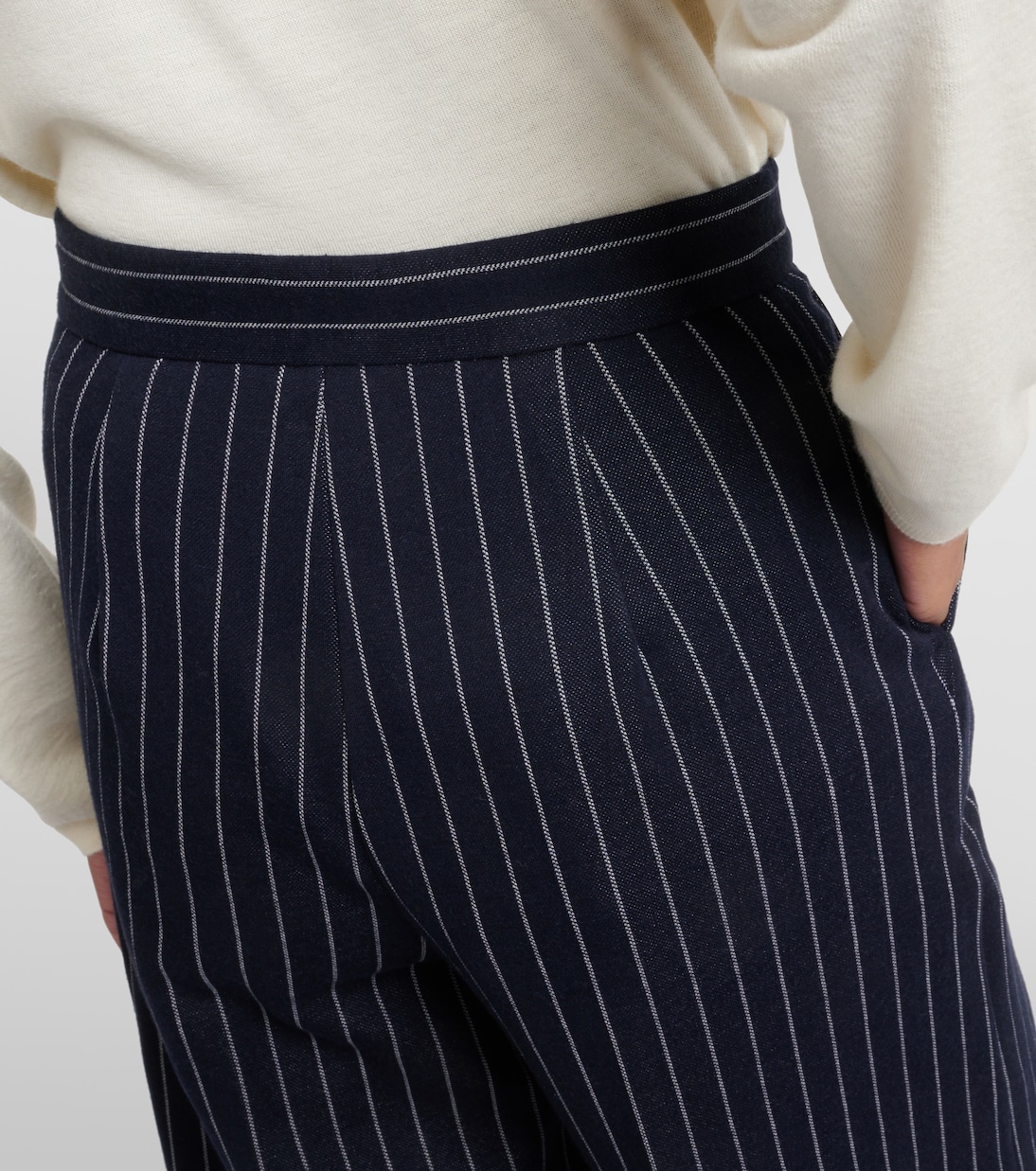 Pantalon ample Benito rayé | Max Mara