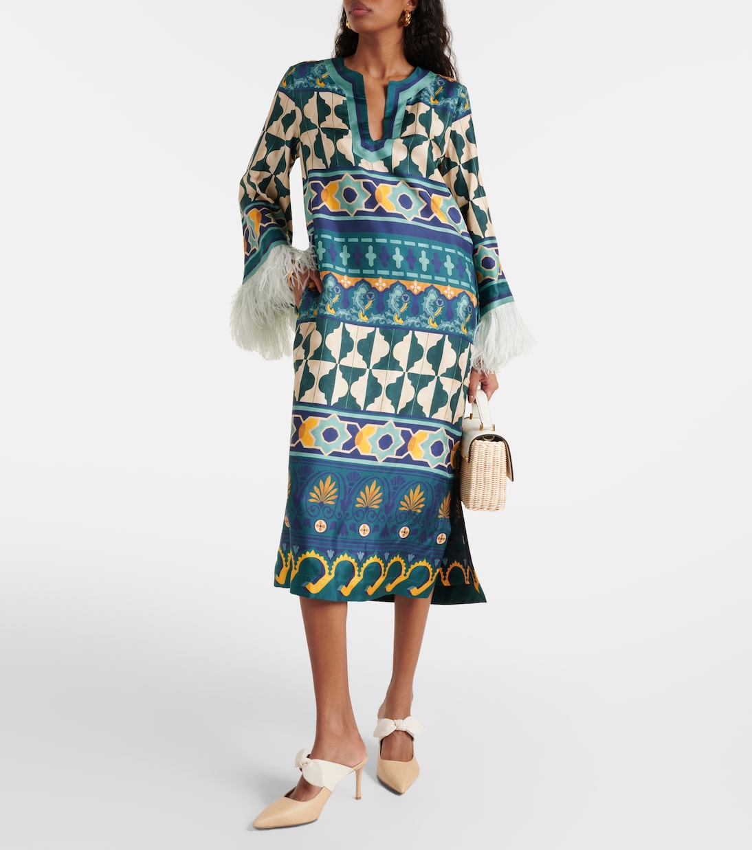 Mules Rali 75 aus Raffiabast und Leder | Jimmy Choo