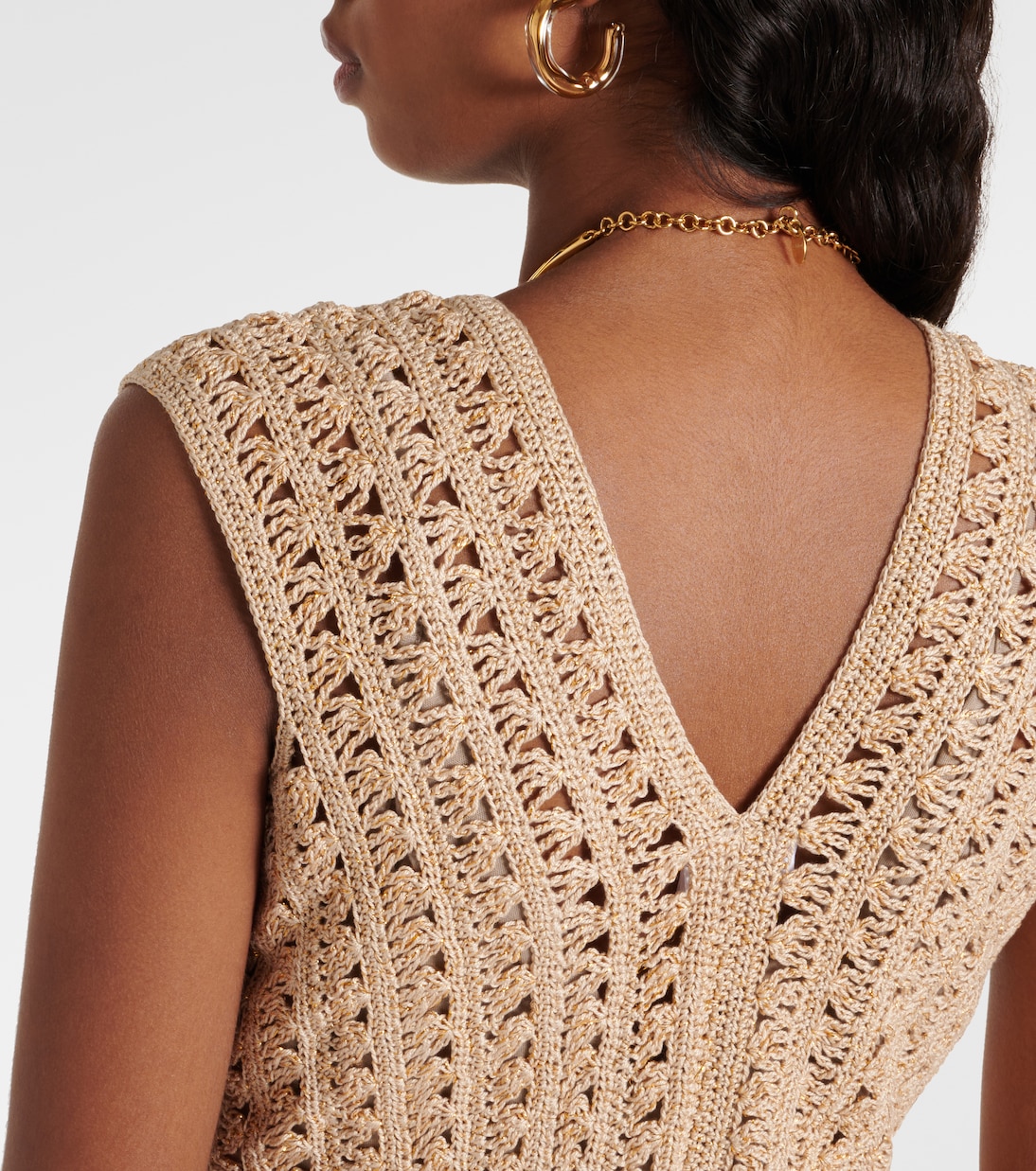 Robe Jennifer en crochet de coton | Anna Kosturova