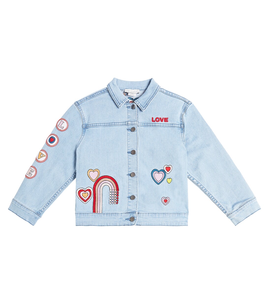 Bestickte Jeansjacke | Stella McCartney Kids