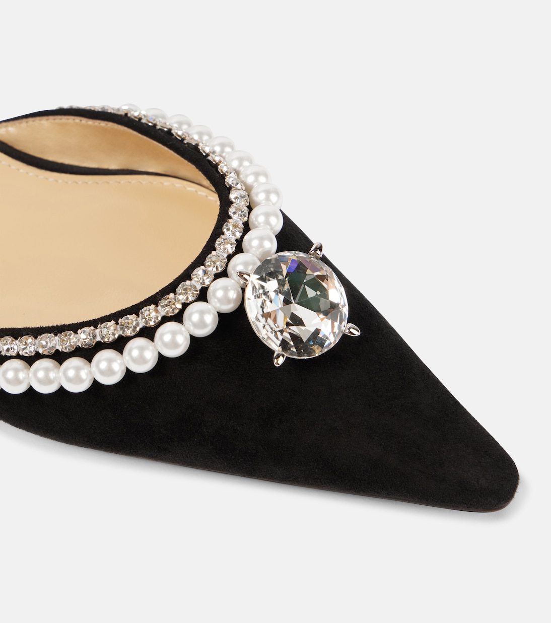 Ballerine Diamond of Elizabeth in suede | Mach & Mach