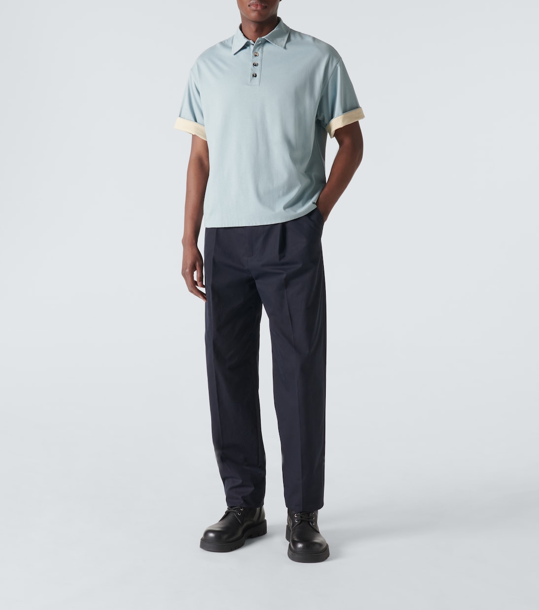 Polo de jersey de algodón | Bottega Veneta