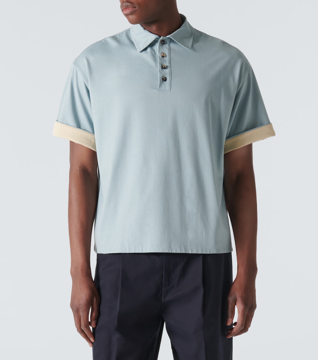 Polo de jersey de algodón | Bottega Veneta