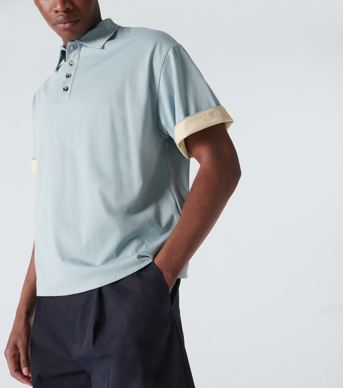 Polo de jersey de algodón | Bottega Veneta