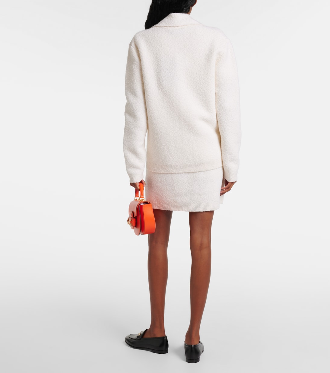 Interlocking G wool-blend bouclé cardigan | Gucci