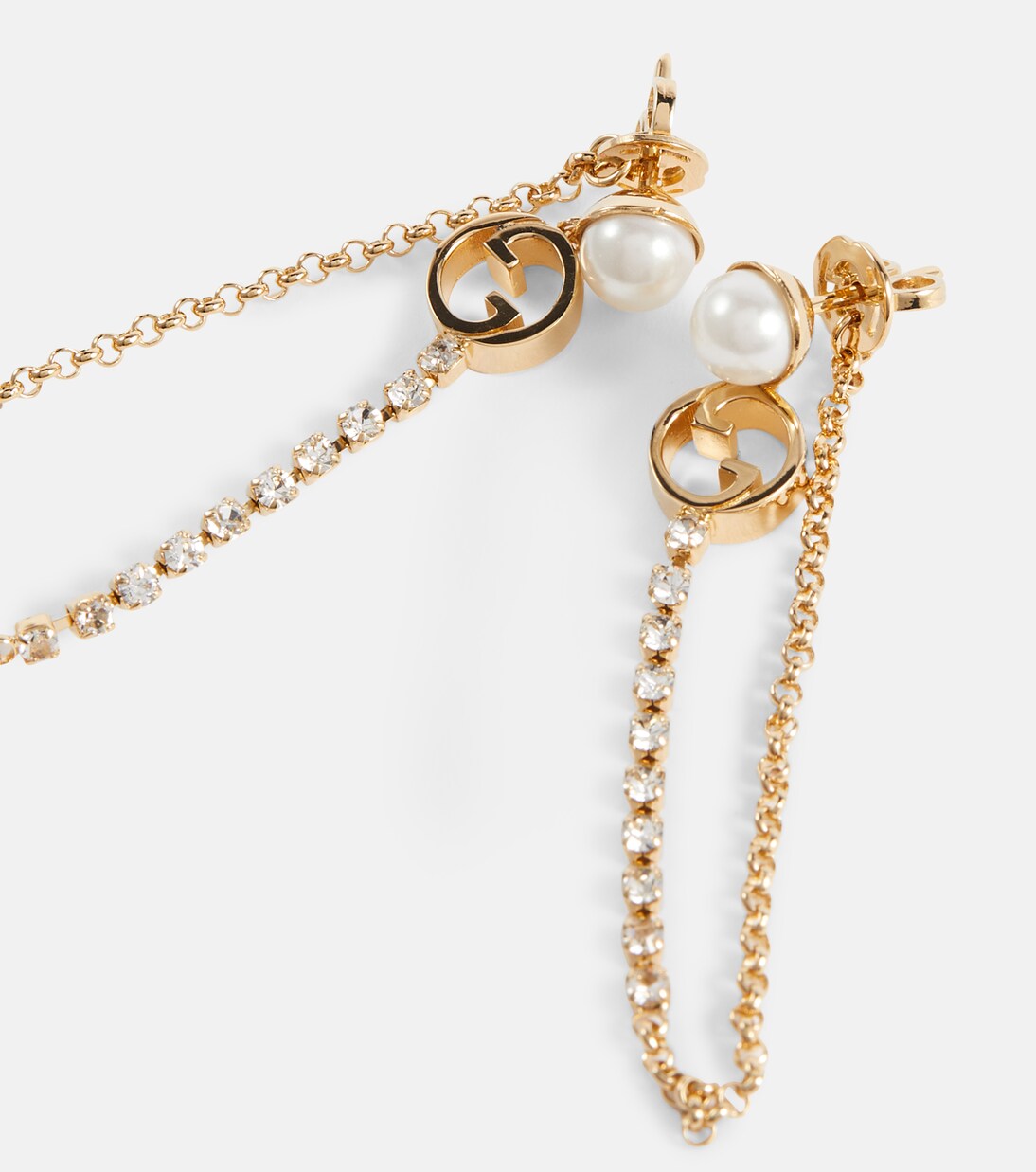 Orecchini Gucci Blondie con perle finte per uno stile giovane e chic