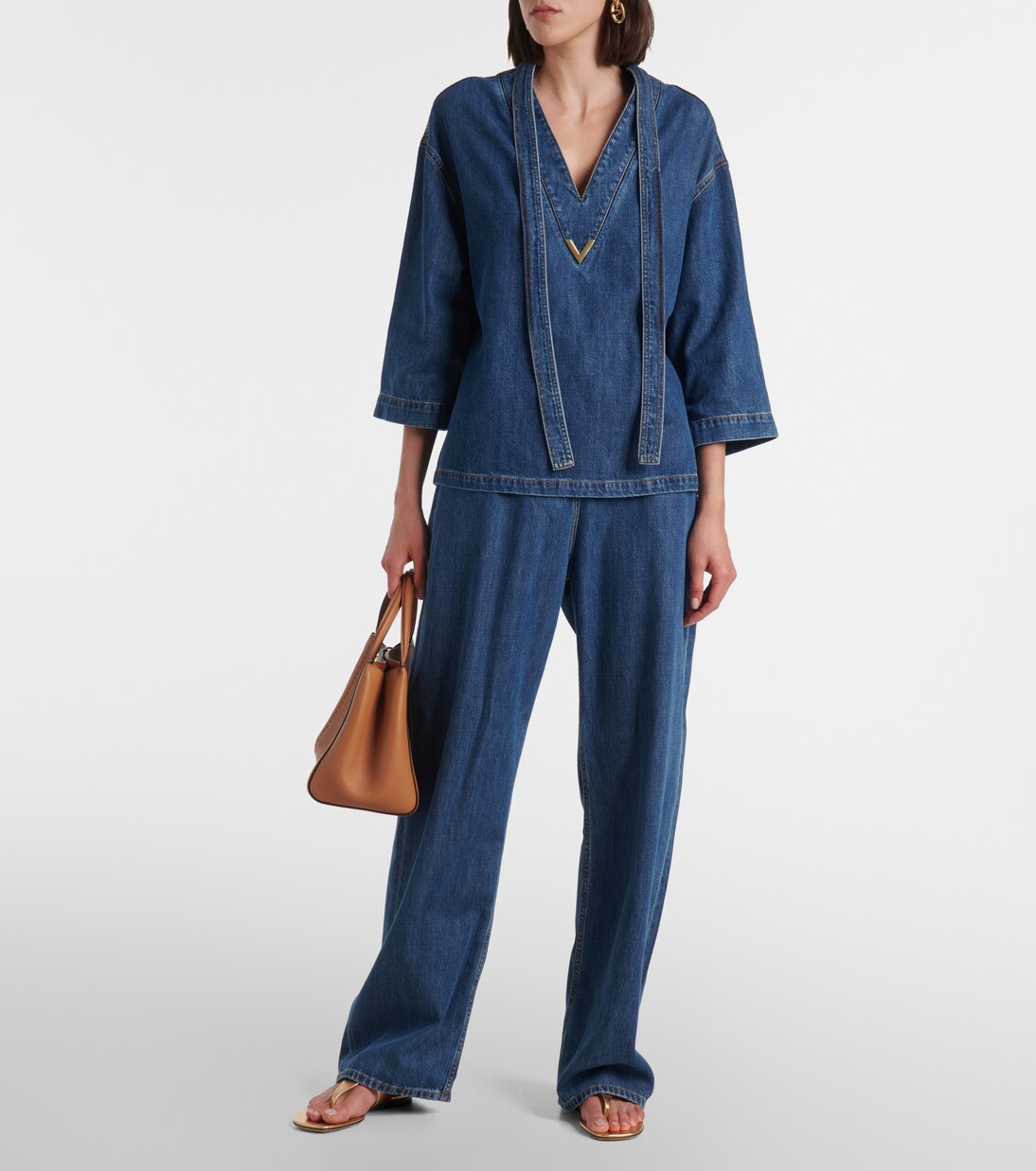 Cafetan VGold en jean | Valentino