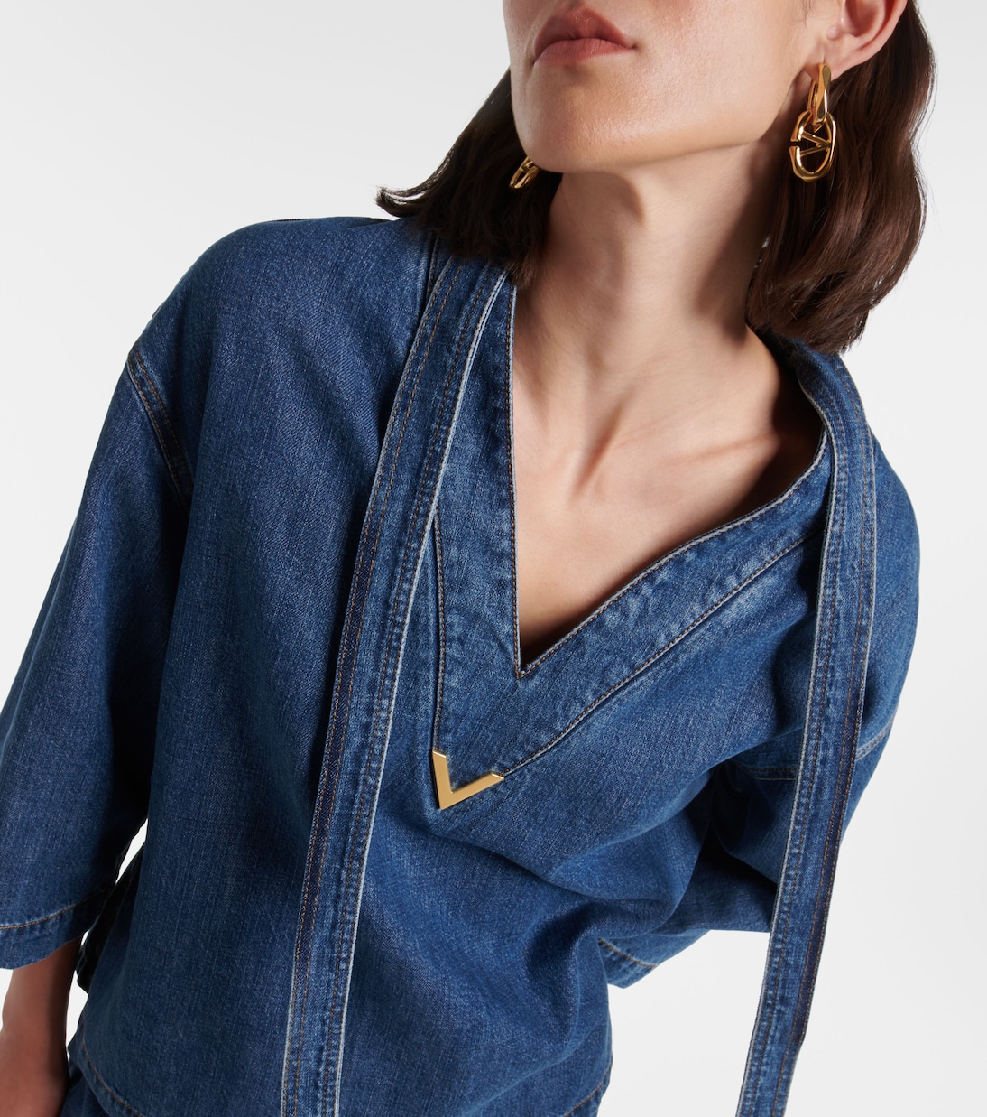 Cafetan VGold en jean | Valentino