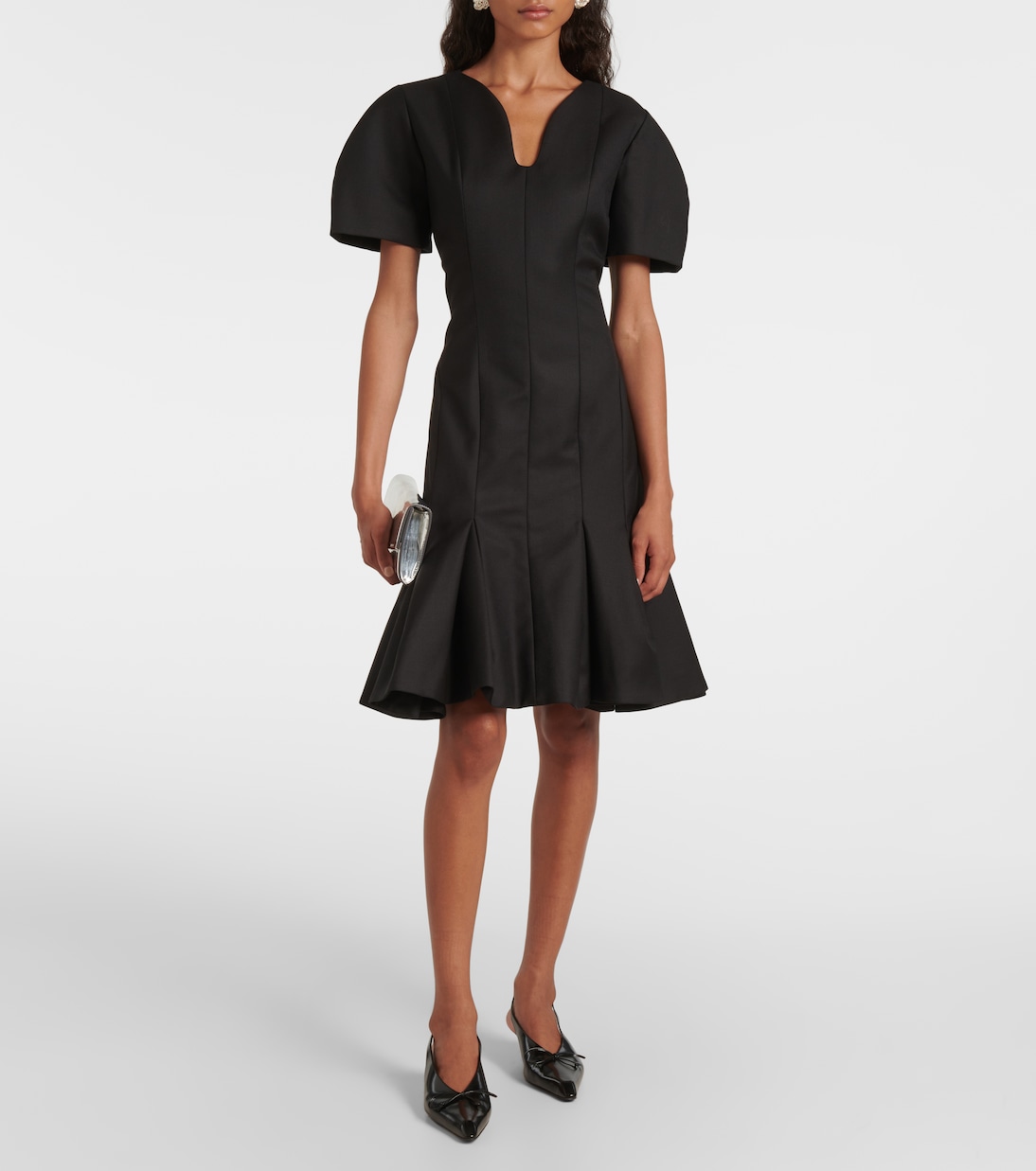 Midikleid aus Woll-Gabardine | Nina Ricci