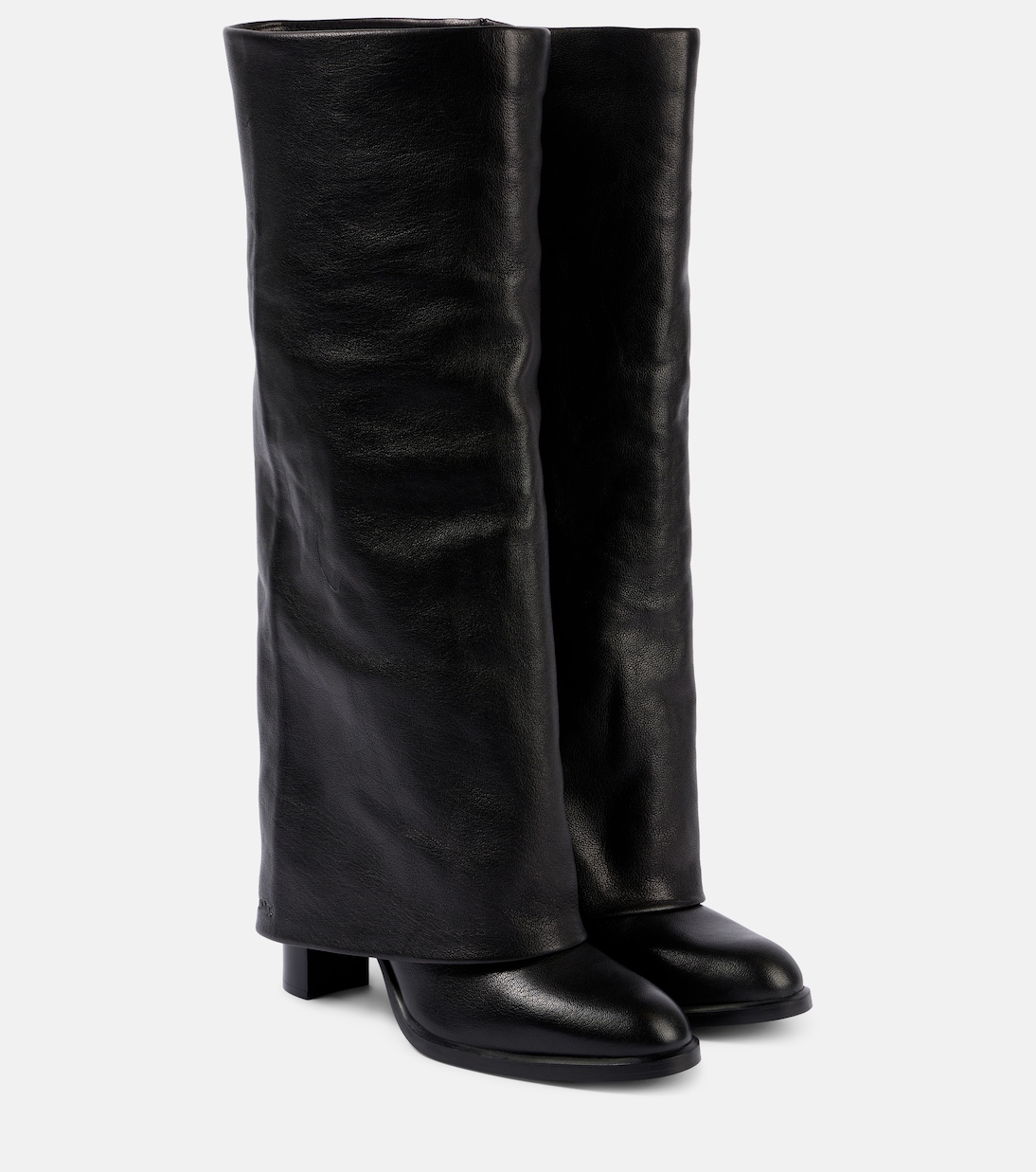 Melia leather over the knee boots in black See By Chloe Mytheresa