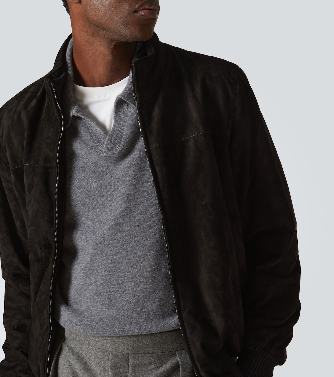 Bomber in suede | Thom Sweeney