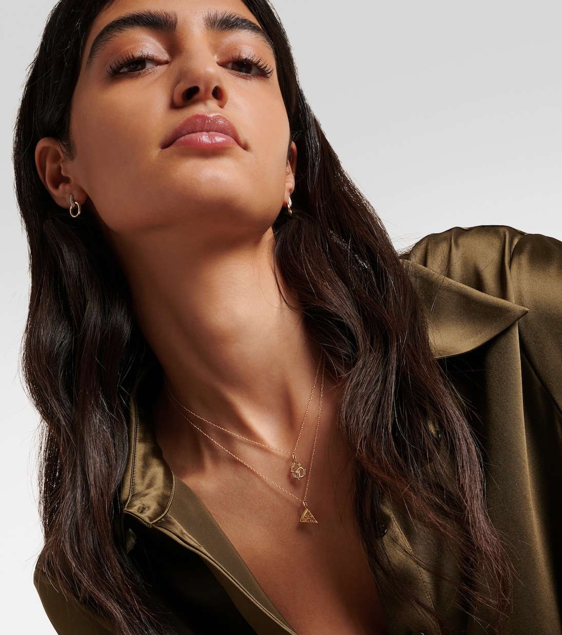 Take a Pizza My Heart 10kt gold necklace with ruby | Stone and Strand