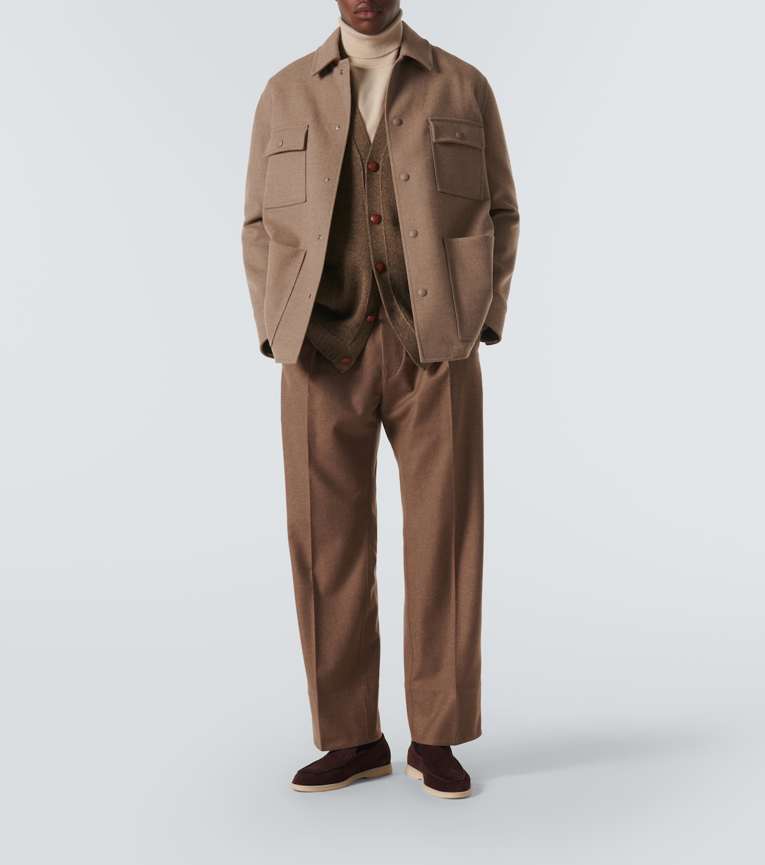 Cardigan oversize Pastore in cashmere | Loro Piana