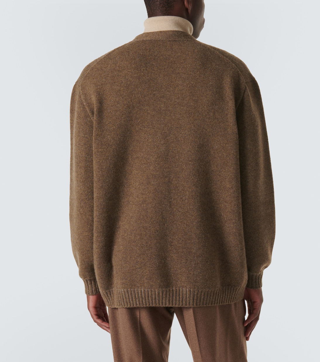 Cardigan oversize Pastore in cashmere | Loro Piana