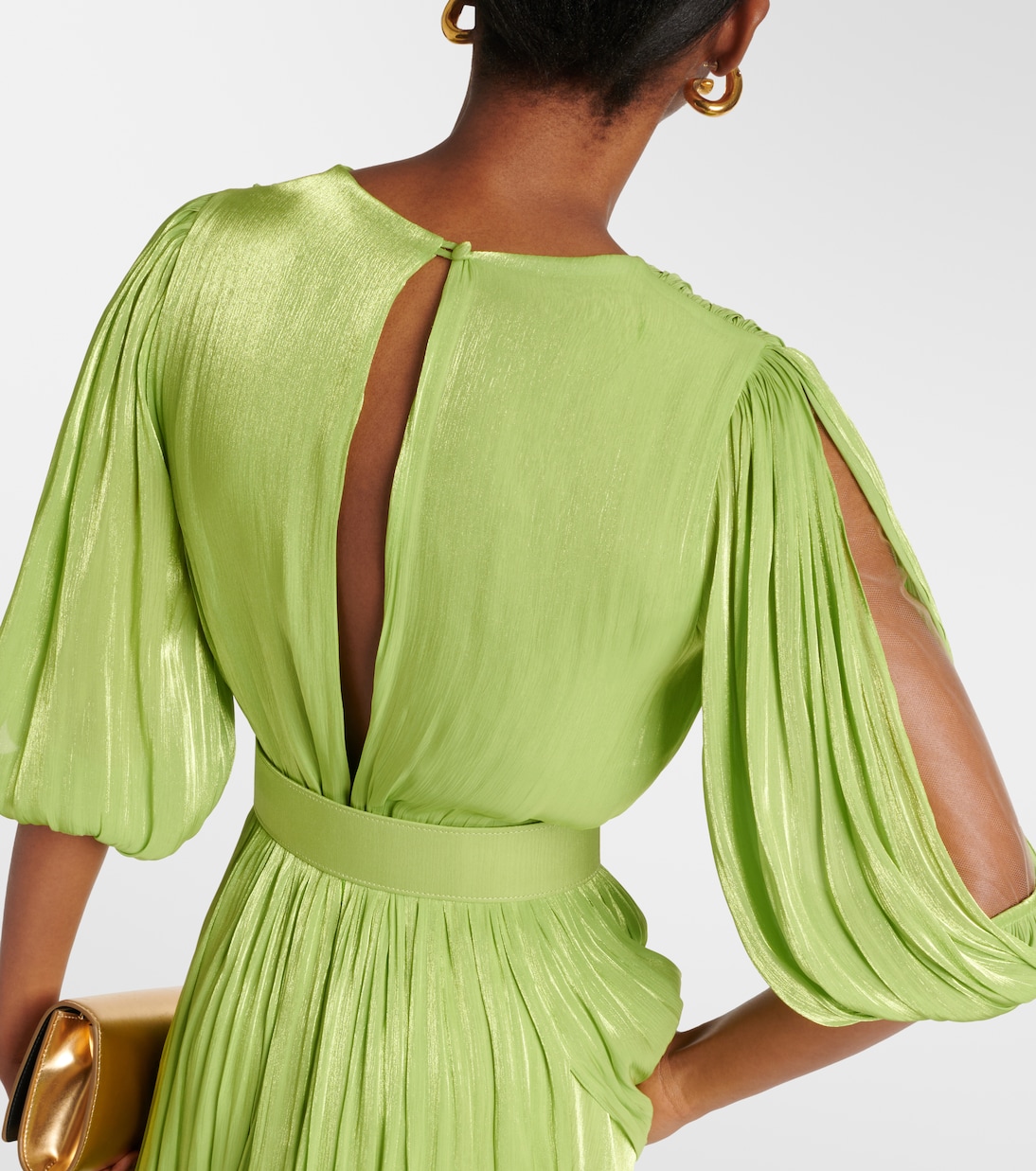 Brennie georgette gown | Costarellos