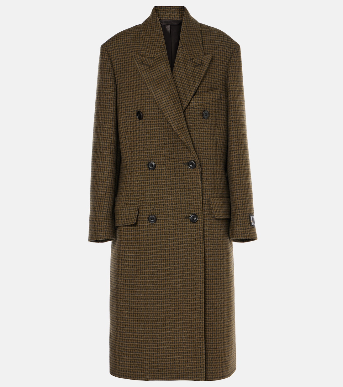 Abrigo cruzado de mezcla de lana | Acne Studios