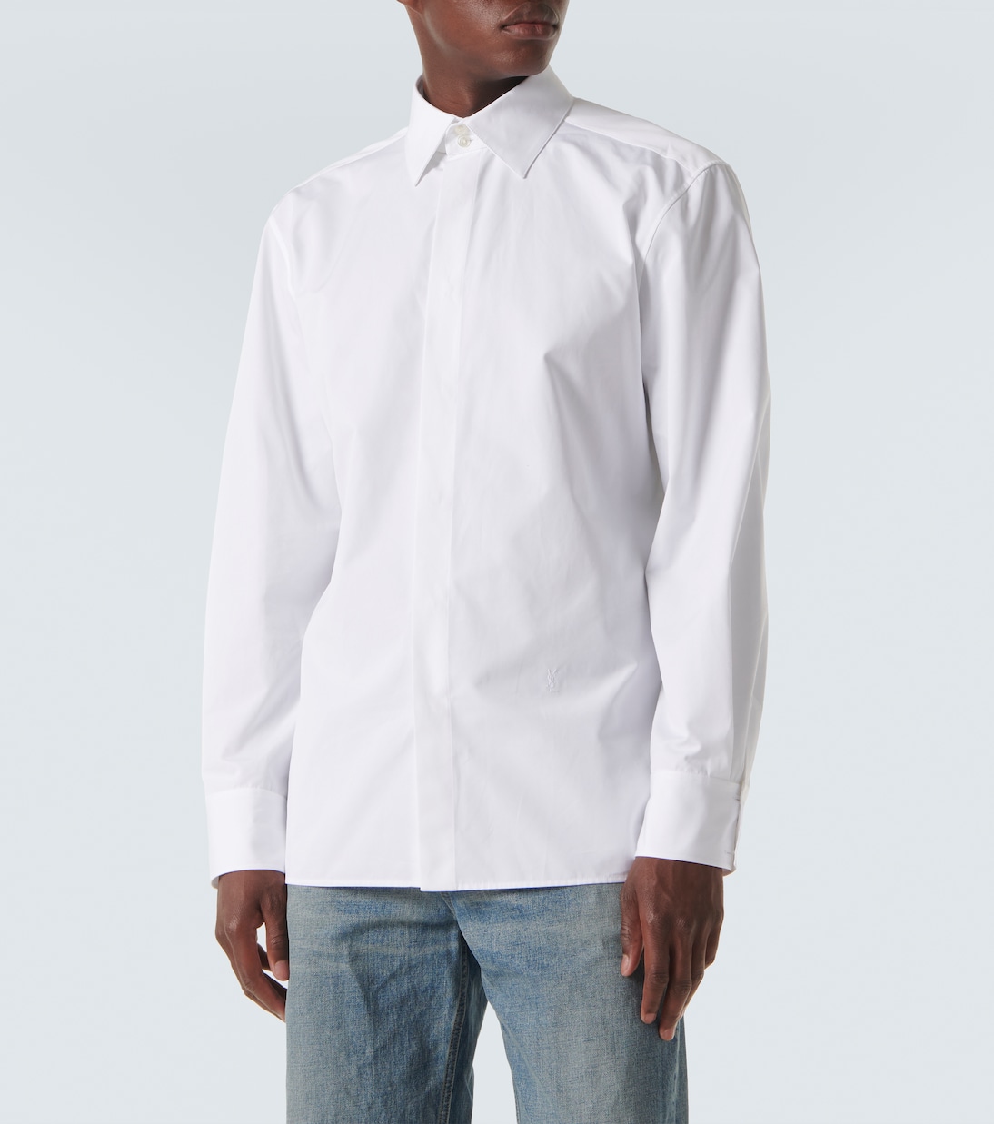 Hemd Cassandre aus Baumwollpopeline | Saint Laurent