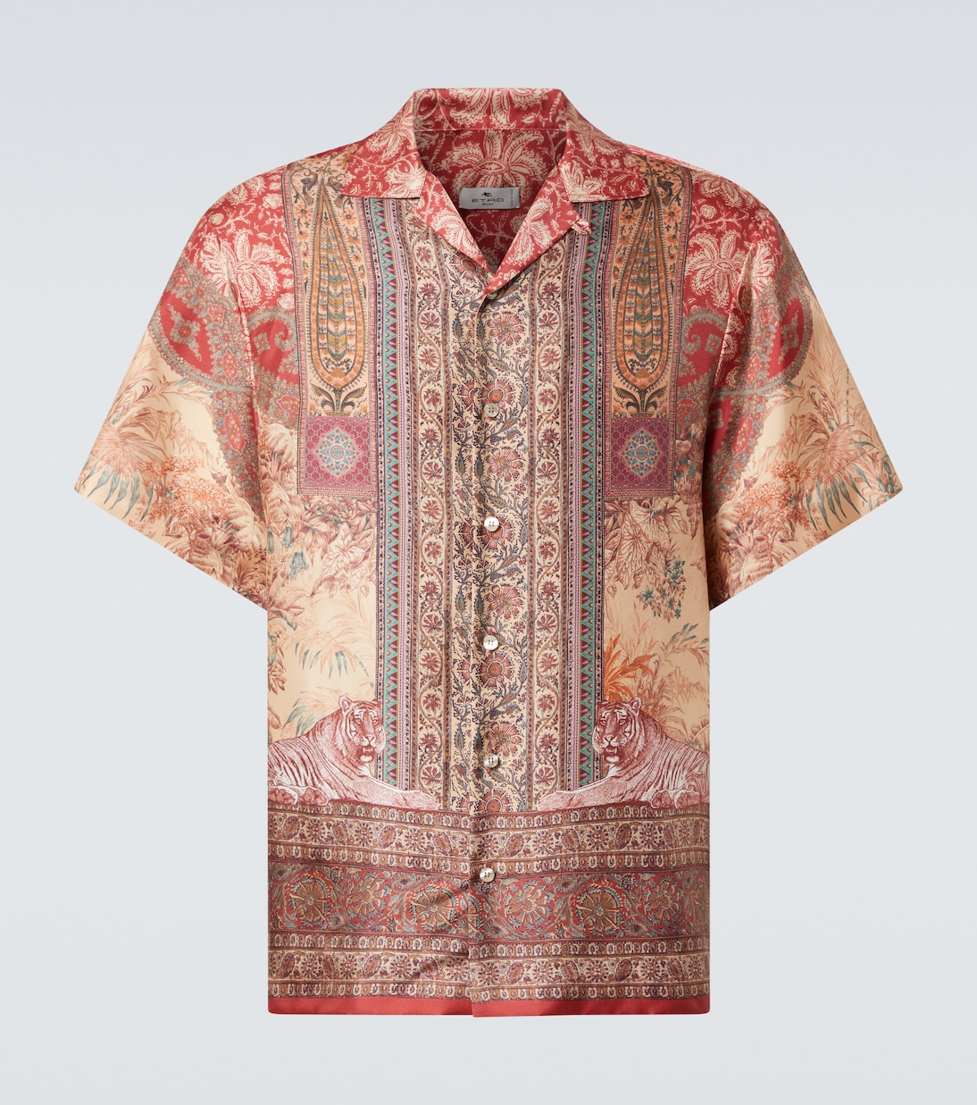 Camicia bowling in seta con stampa | Etro