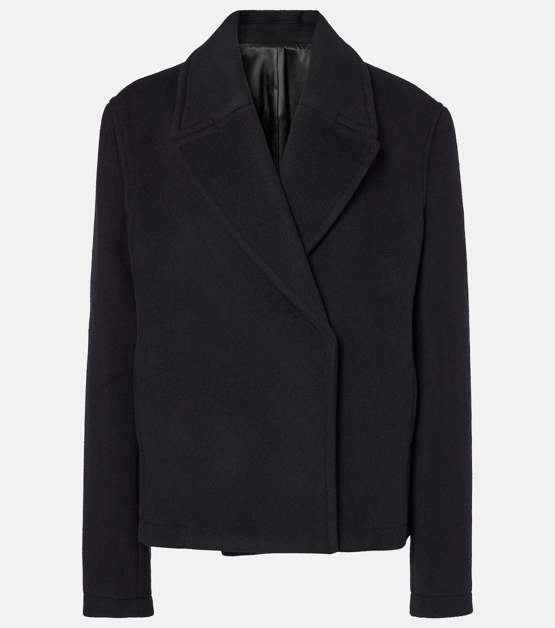 Cropped wool-blend peacoat | Toteme