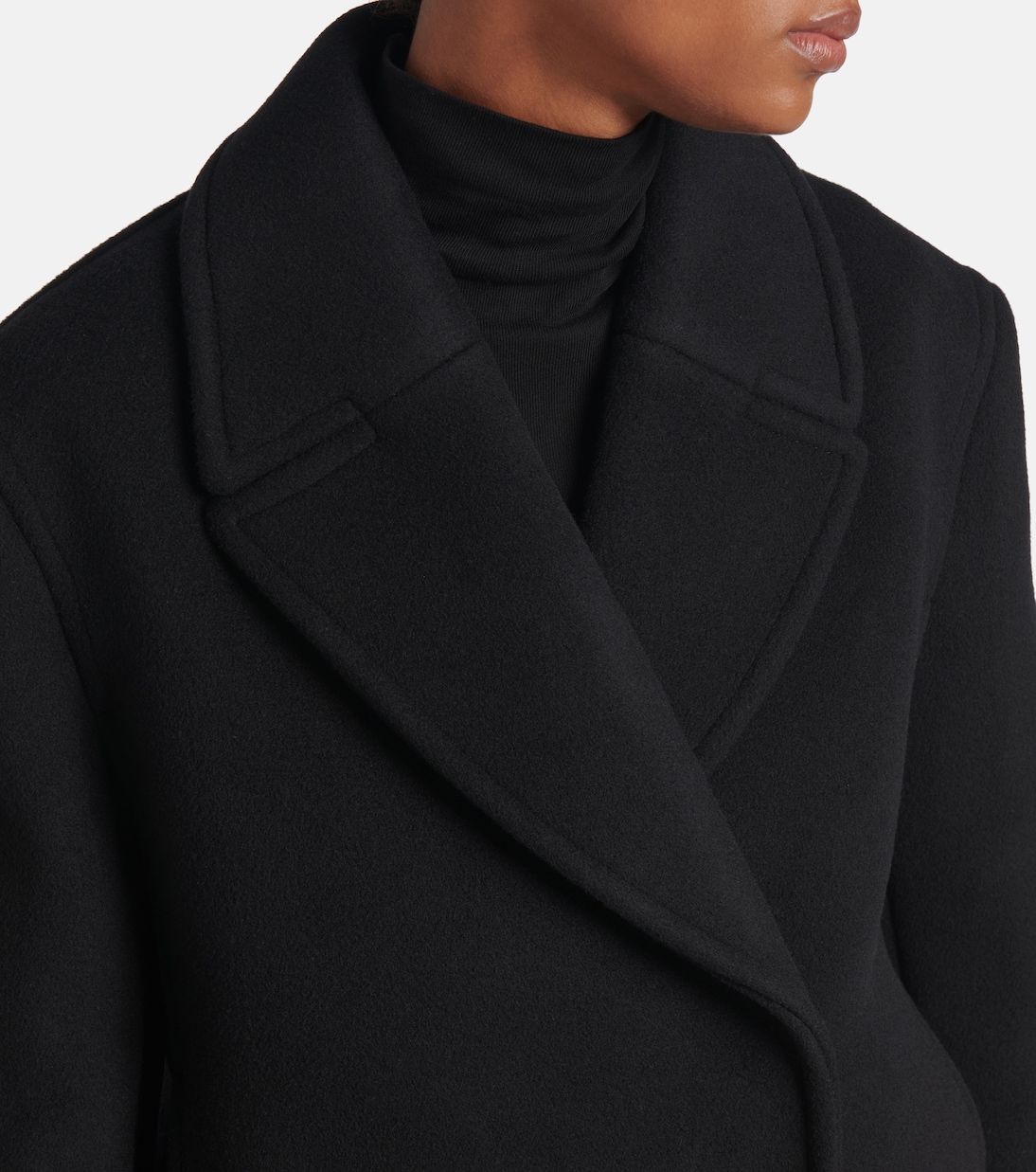 Cropped wool-blend peacoat | Toteme