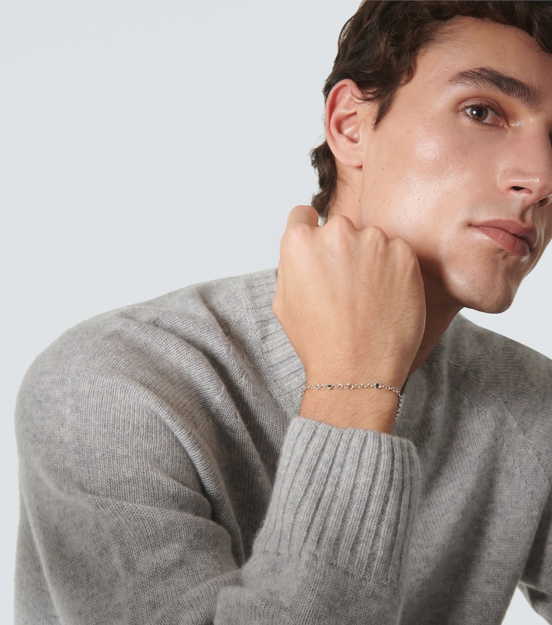 Bracciale Gravity in argento sterling con diamanti | Spinelli Kilcollin