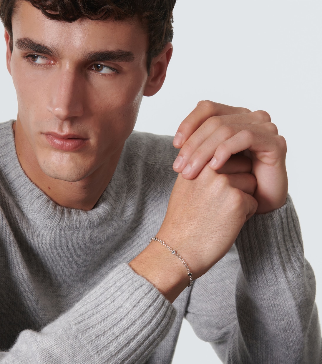 Bracciale Gravity in argento sterling con diamanti | Spinelli Kilcollin