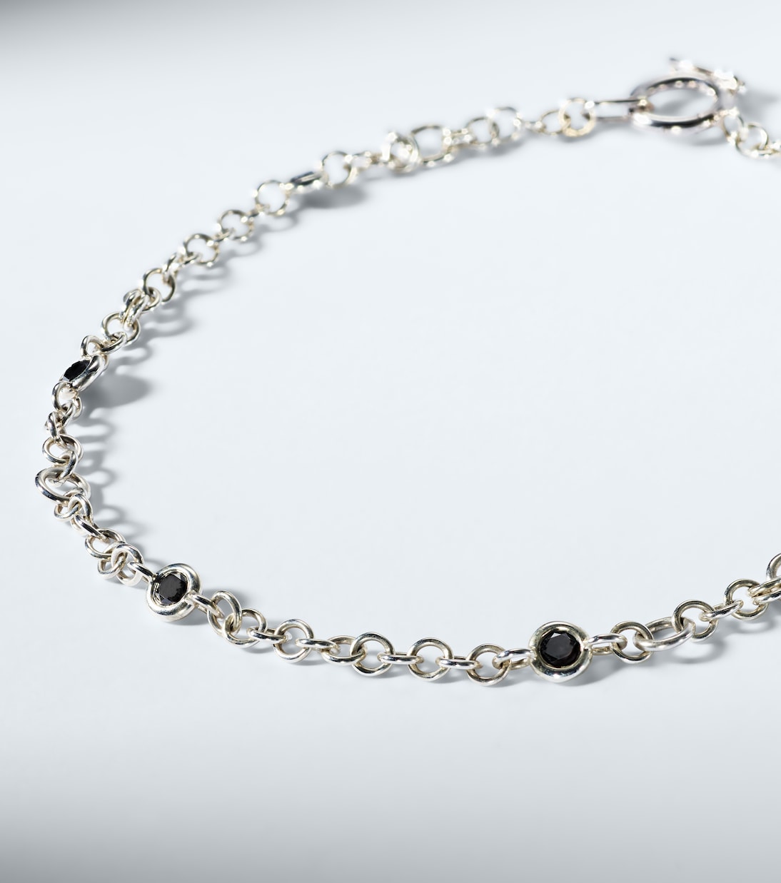 Bracciale Gravity in argento sterling con diamanti | Spinelli Kilcollin