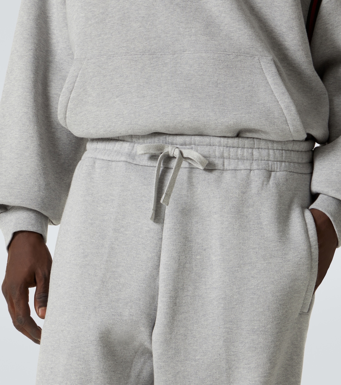 Jogginghose Web Stripe aus Baumwoll-Jersey | Gucci