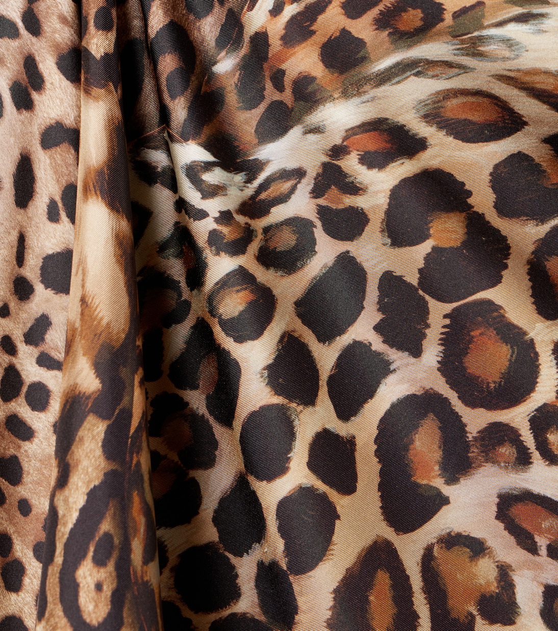 Foulard in seta con stampa leopardata | Dolce&Gabbana