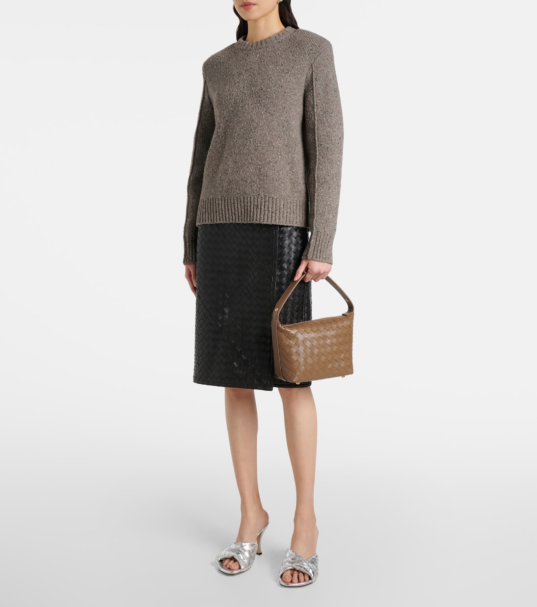 Sac Wallace en cuir Intrecciato | Bottega Veneta
