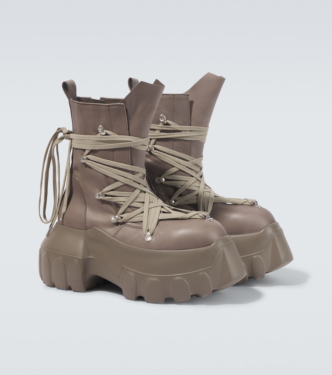 Schnürstiefel Megalaced Mega Tractor aus Leder | Rick Owens