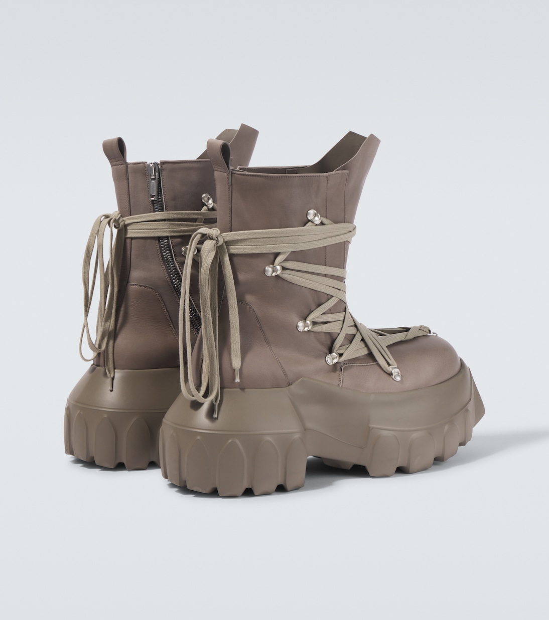 Schnürstiefel Megalaced Mega Tractor aus Leder | Rick Owens