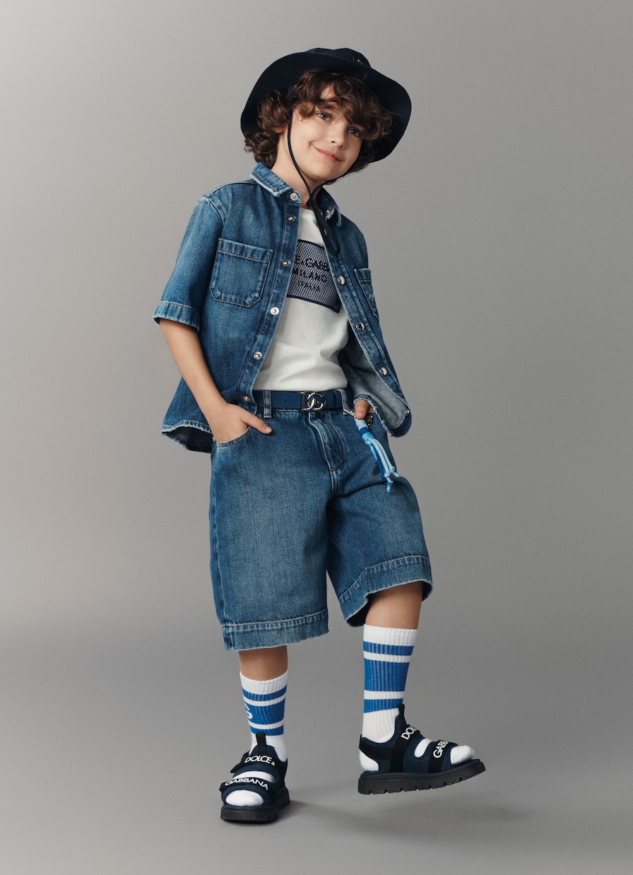 Shorts en denim | Dolce&Gabbana Kids