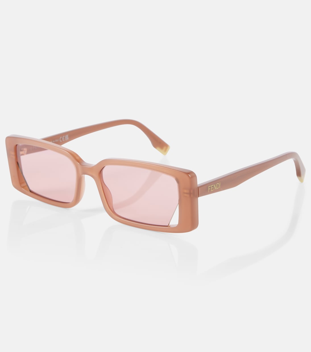 Occhiali da sole Fendi Way rettangolari per uno stile giovane e audace