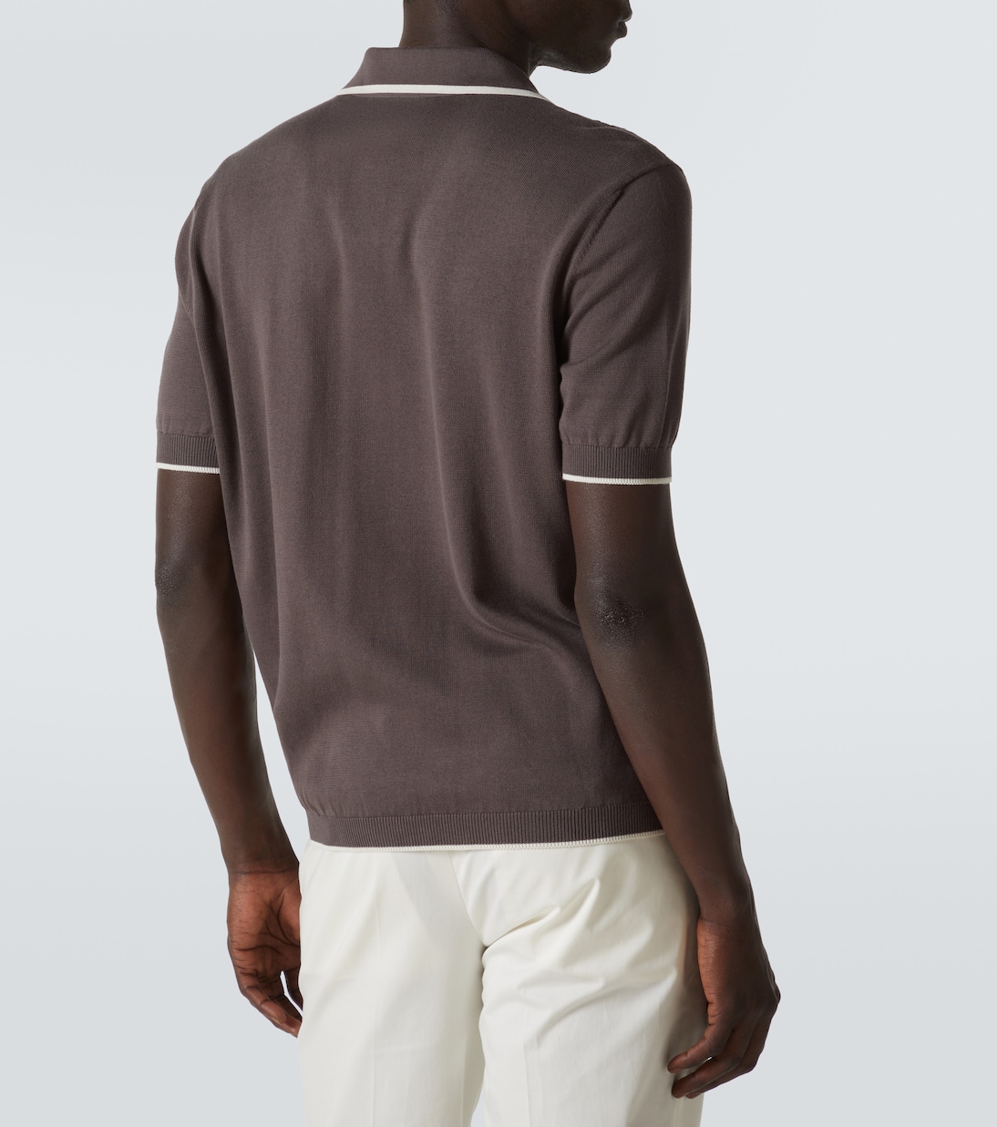 Camicia in maglia di cotone | Brunello Cucinelli