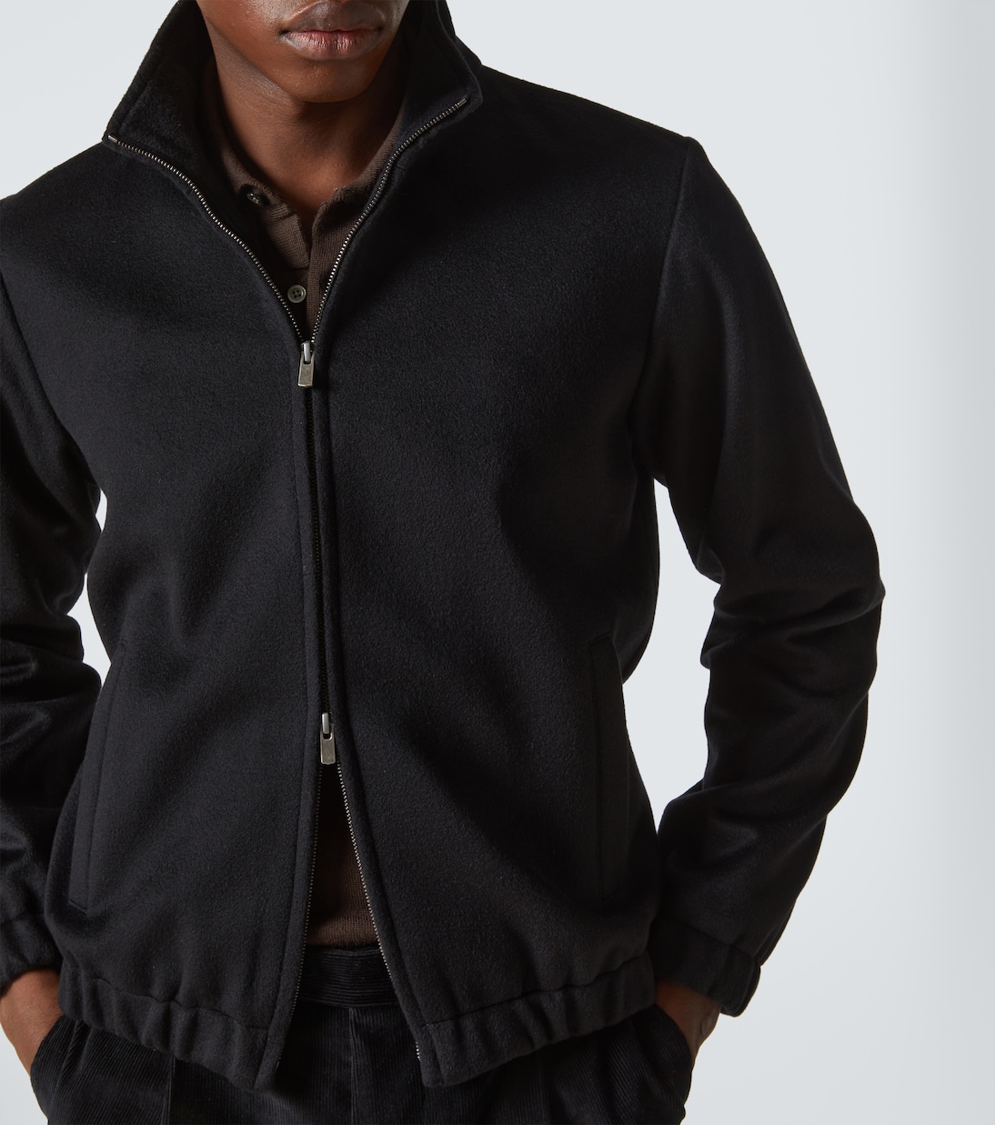 Veste bomber Camillo en cachemire | Saman Amel