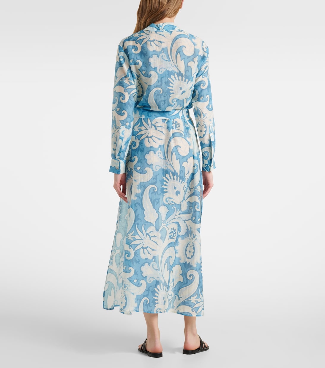 Hemdblusenkleid aus Baumwolle und Seide | Etro