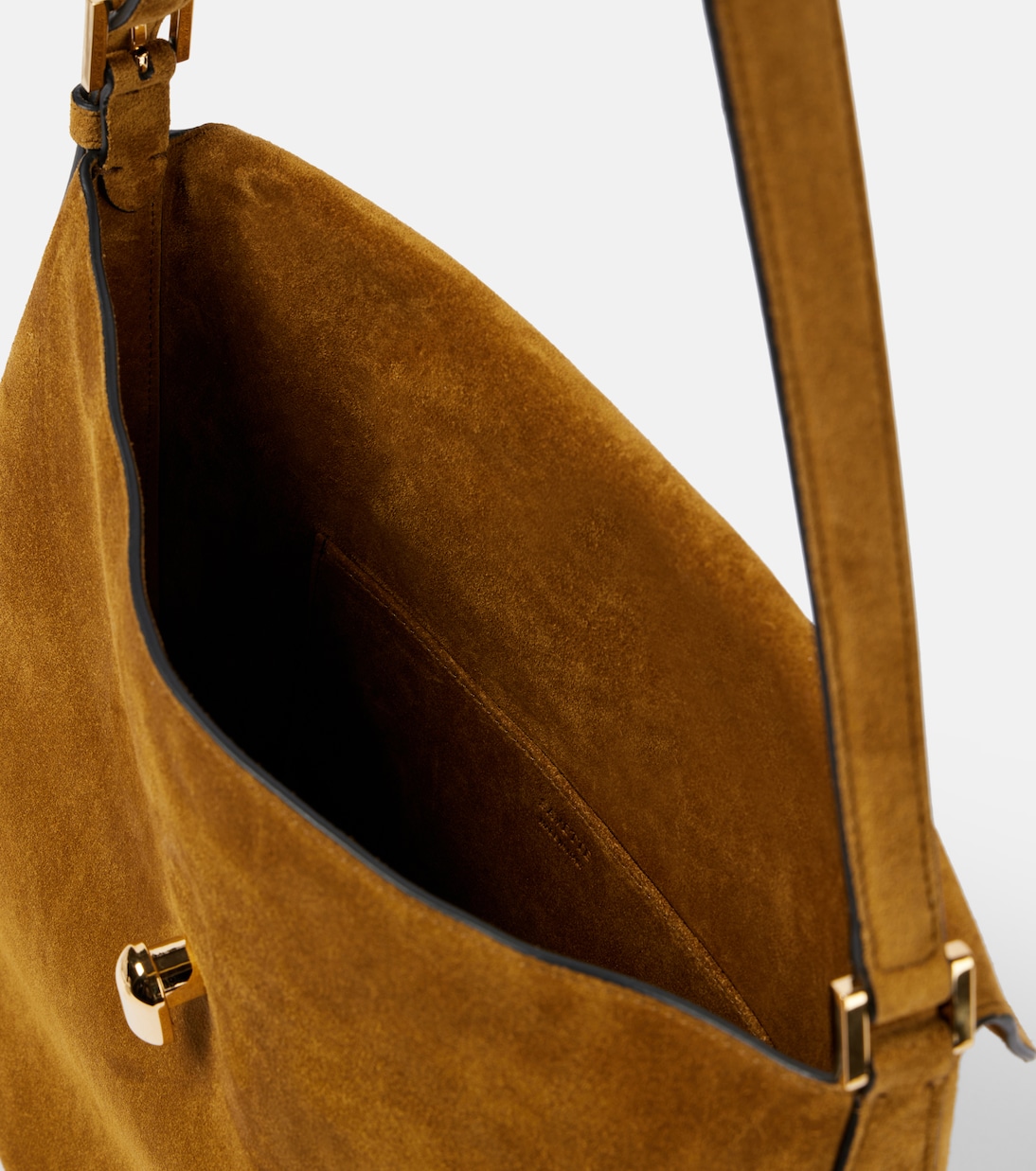 Borsa a spalla Tondo Large in suede | Savette